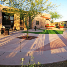 Academy Villas Assisted Living patios