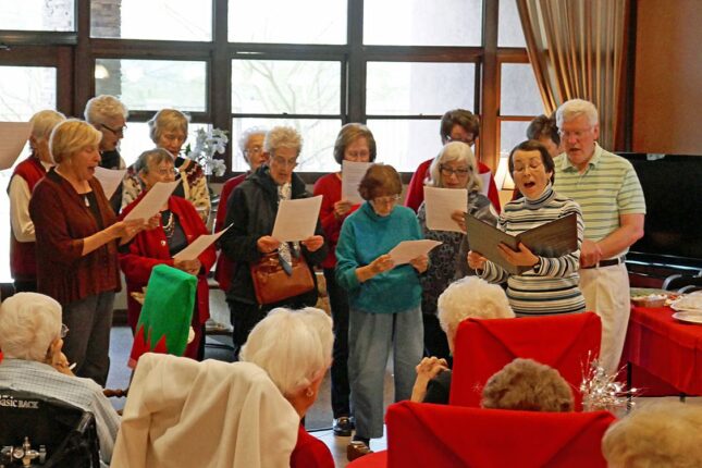 Academy Villas Assisted Living Holiday Singing