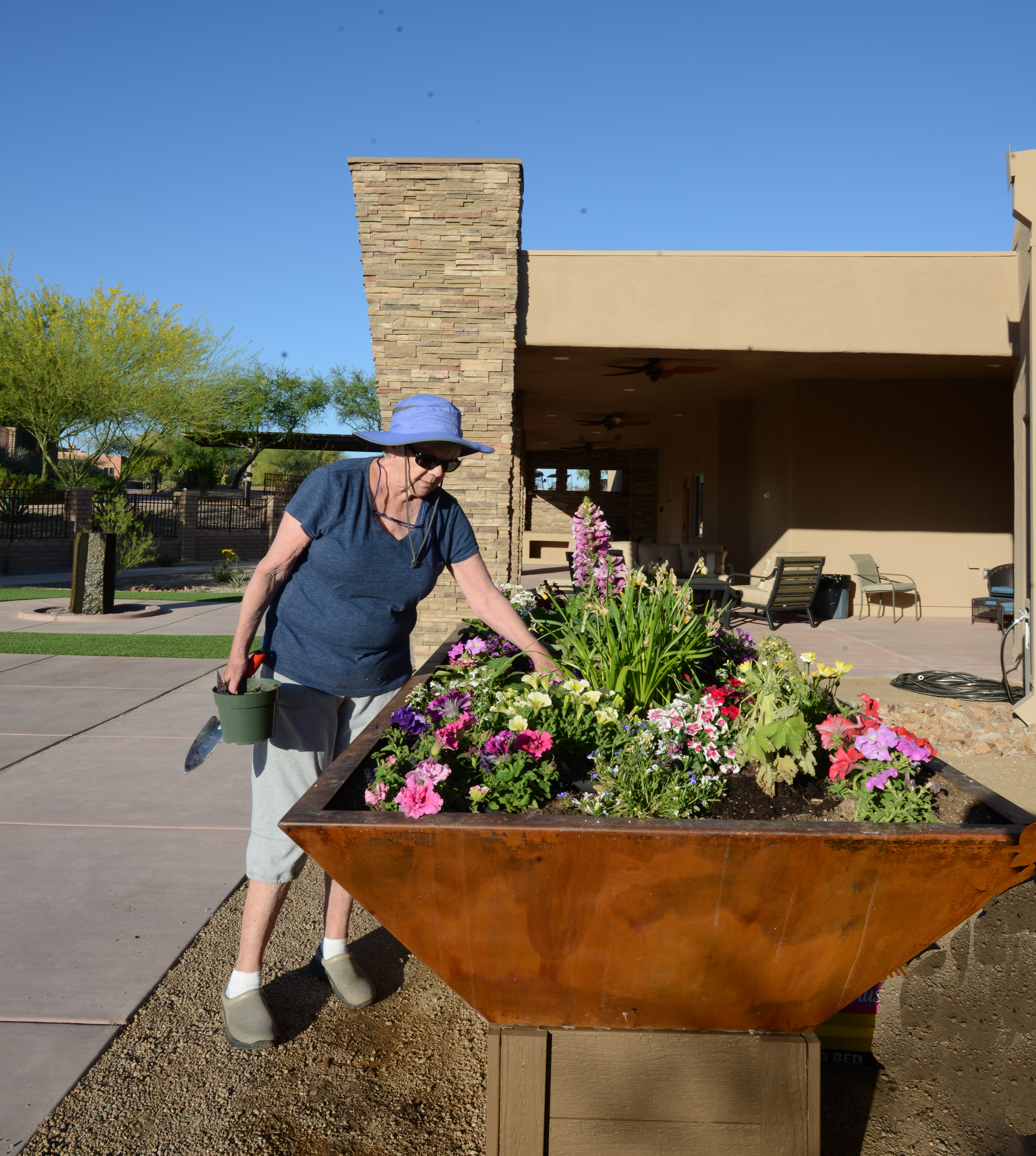 Academy Villas Assisted Living Patios