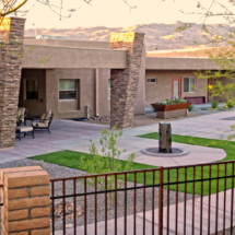 Academy Villas Assisted Living Patios